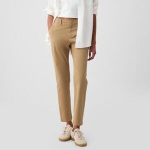 NWT Gap Downtown Khaki Chini Pants Womens 14 Tall Tan Casual Career Neutral